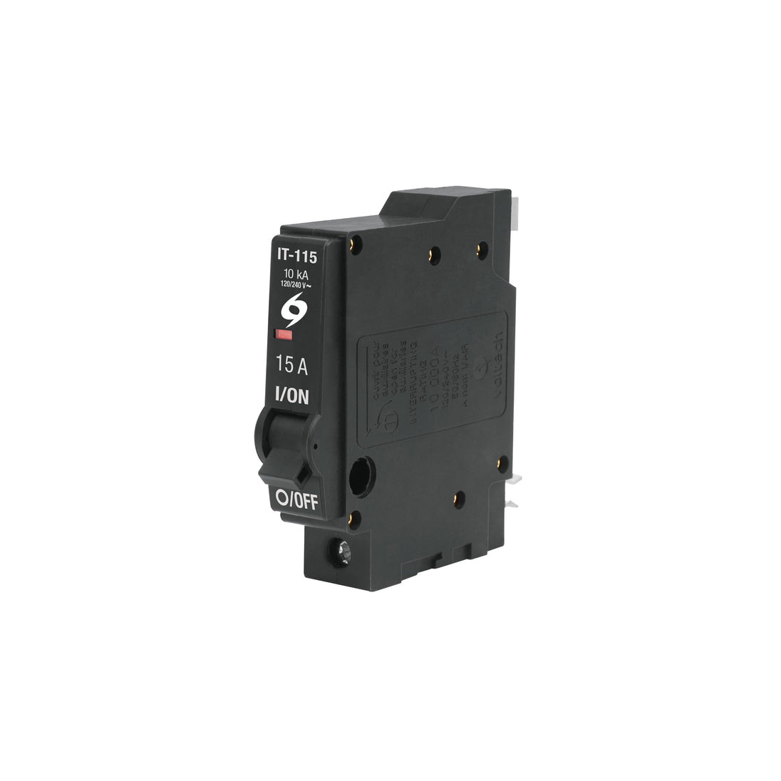 IT-115 Interruptor de 1 polo 15A, enchufable, VOLTECK