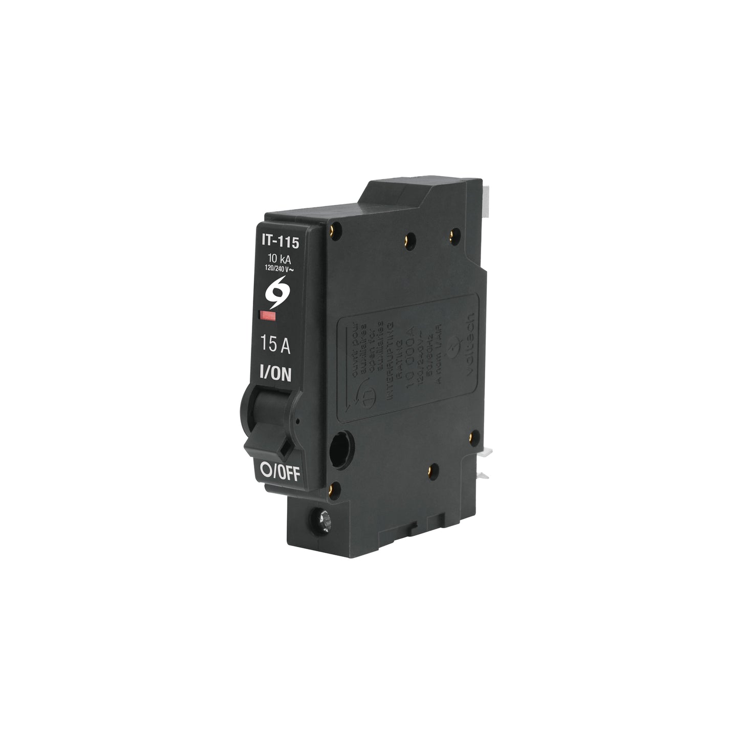 IT-115 Interruptor de 1 polo 15A, enchufable, VOLTECK
