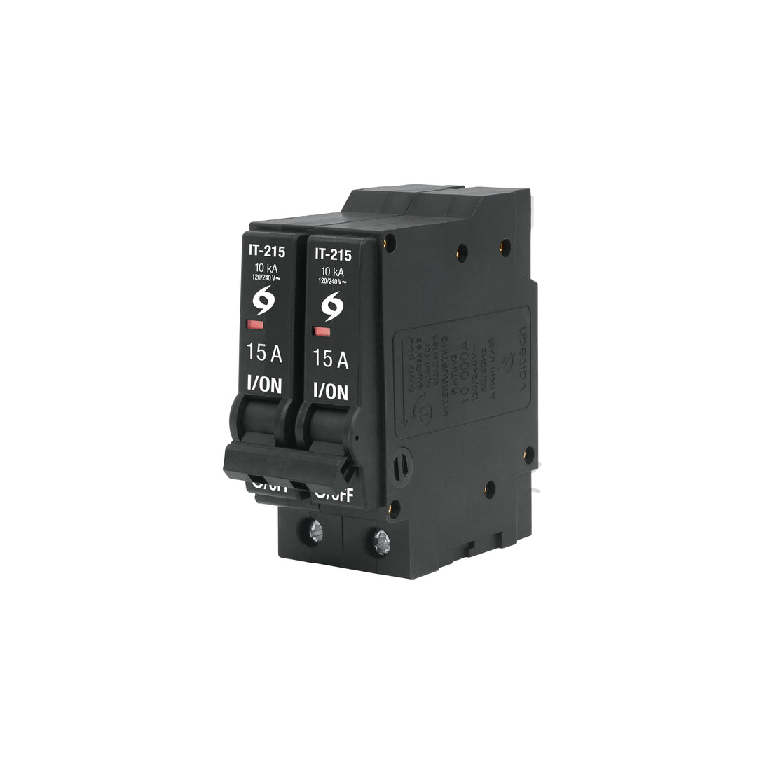 IT-215 Interruptor de 2 polos 15A, enchufable, VOLTECK