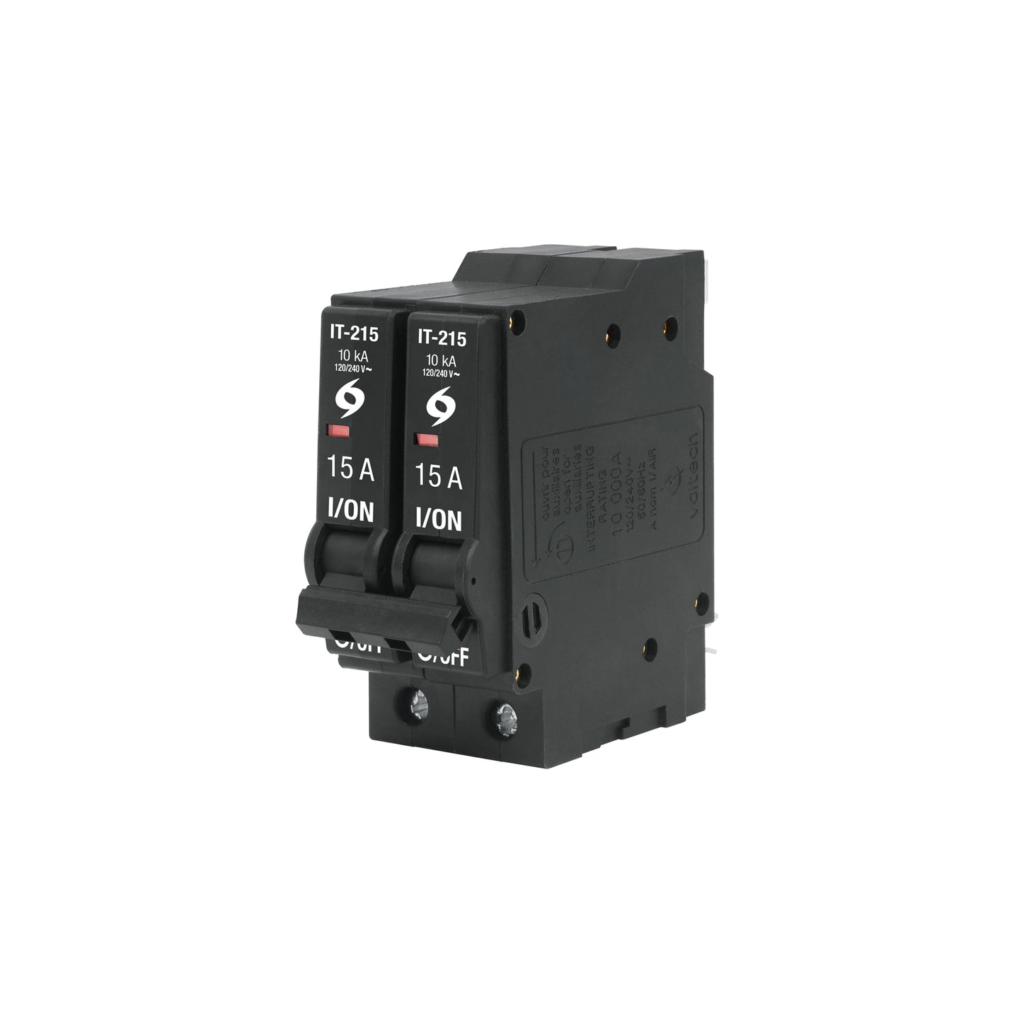 IT-215 Interruptor de 2 polos 15A, enchufable, VOLTECK