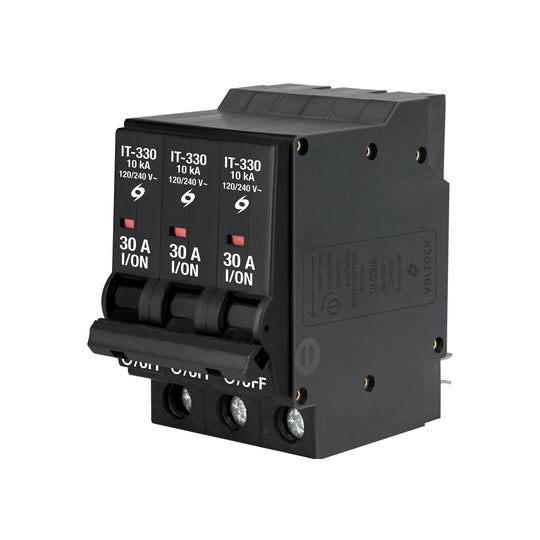 IT-330 Interruptor de 3 polos 30A, enchufable, VOLTECK