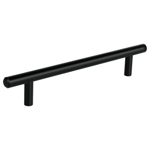 JAL-0363 Jaladera de acero, 160mm, línea Cilindro, negro, HERMEX