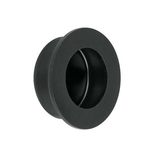 JALED-62 Jaladera de embutir circular No. 2 acabado negro