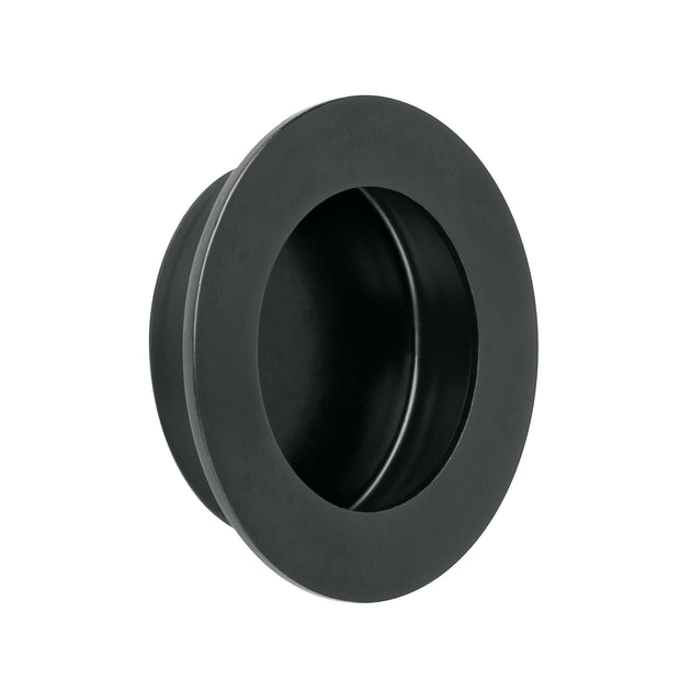 JALED-64 Jaladera de embutir circular No. 4 acabado negro