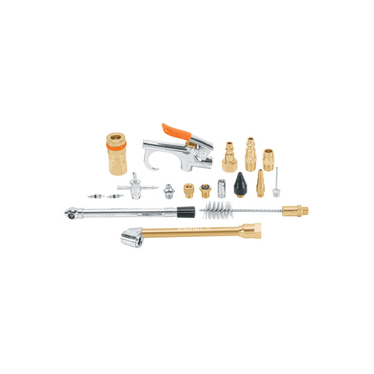 JAN-18 Juego de 18 accesorios neumáticos, cuerda 1/4" NPT, TRUPER