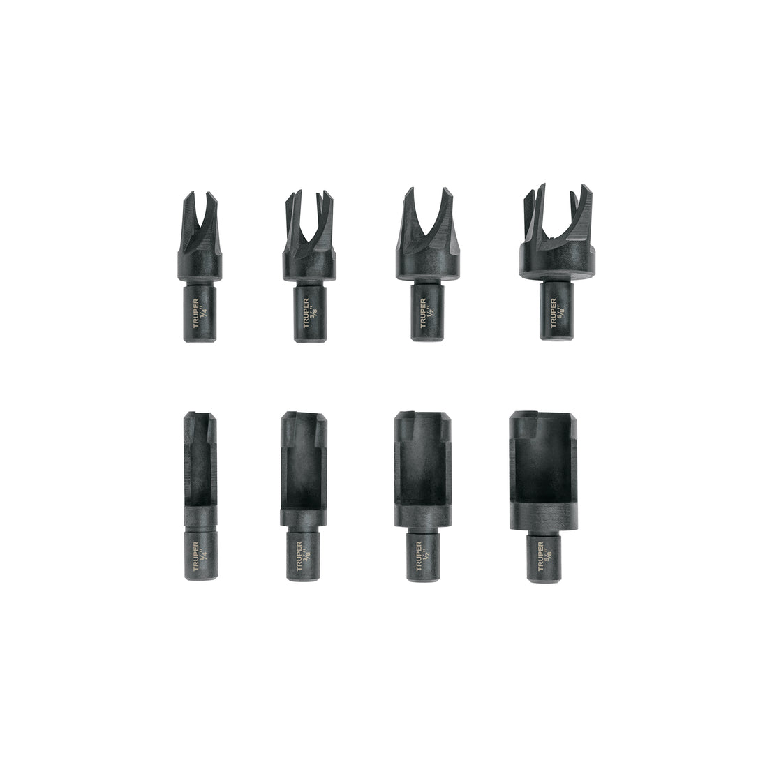 JBC-8 Juego de 8 brocas clavacote para madera, TRUPER