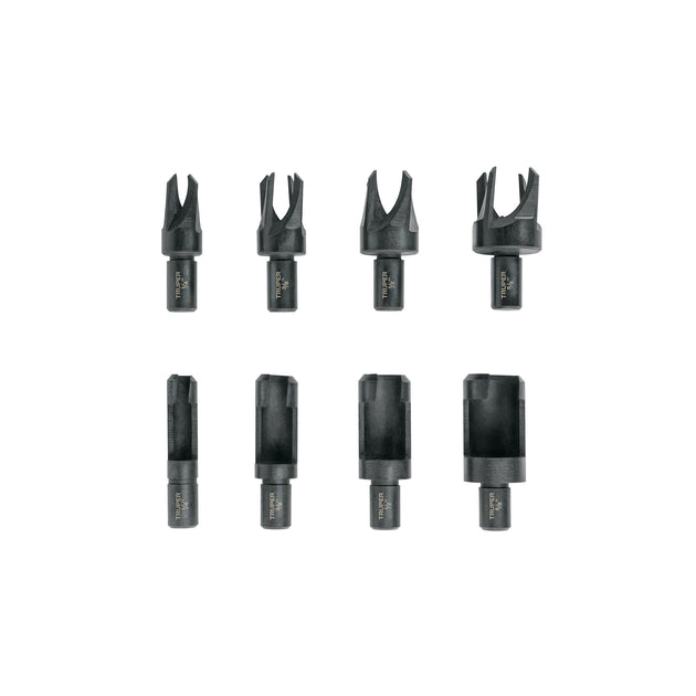 JBC-8 Juego de 8 brocas clavacote para madera, TRUPER