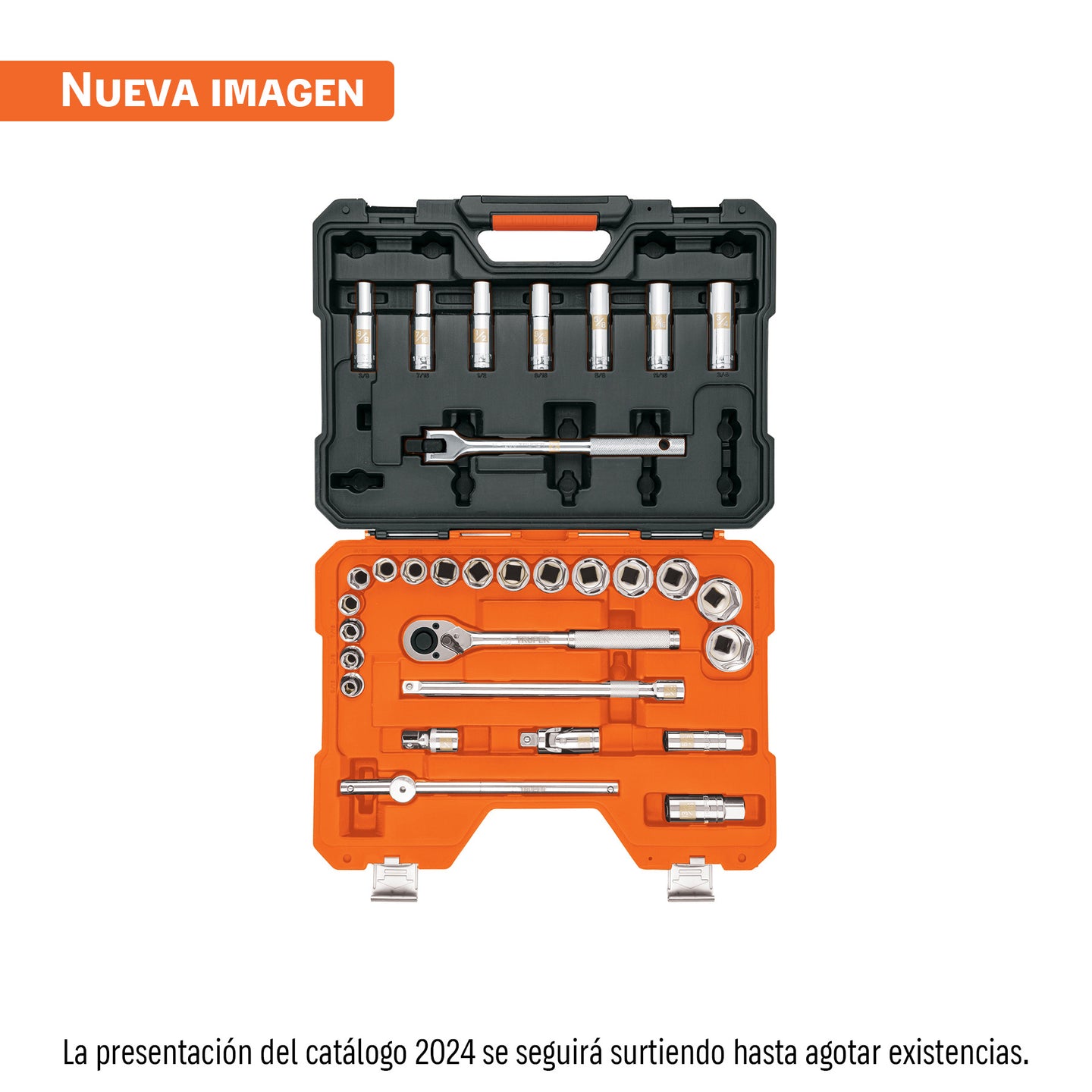 JD-1/2X31P Juego de 31 herramientas cuadro 1/2" std para mecánico