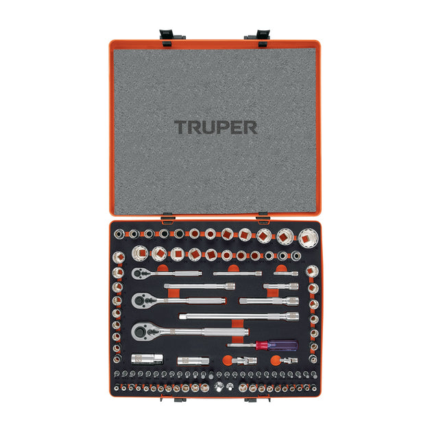 JD-103MP Juego 103 herramientas 1/4", 3/8" y 1/2" std y mm p/mecánico