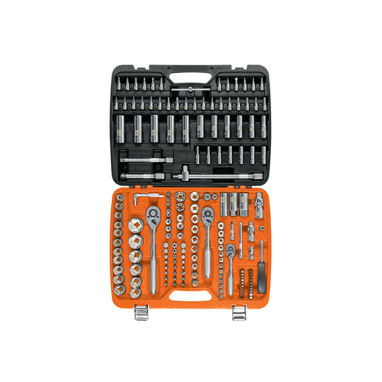 JD-172P Juego de 172 herramientas 1/4", 3/8" y 1/2" std p/mecánico