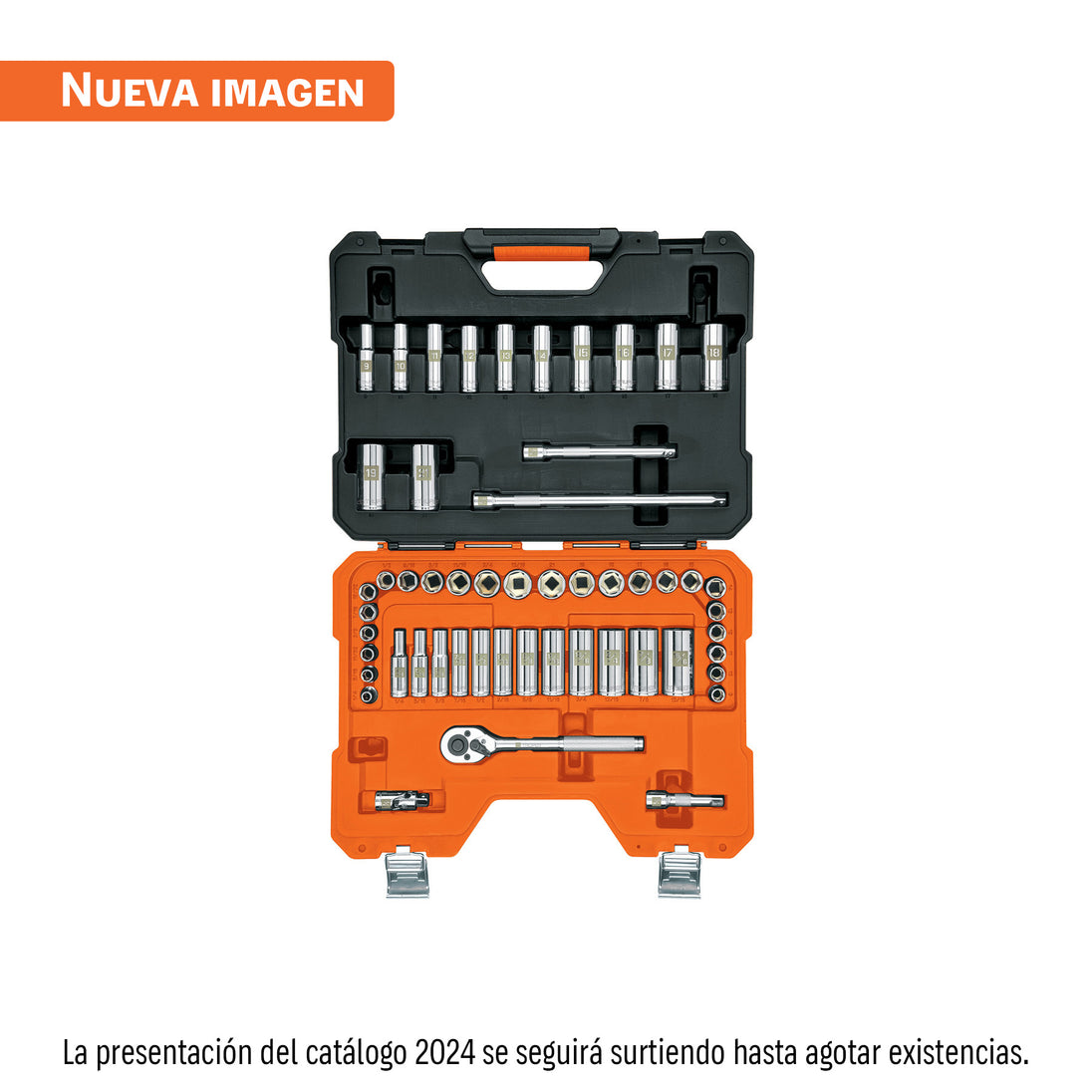 JD-3/8X53M Juego de 53 herramientas cuadro 3/8" mm para mecánico