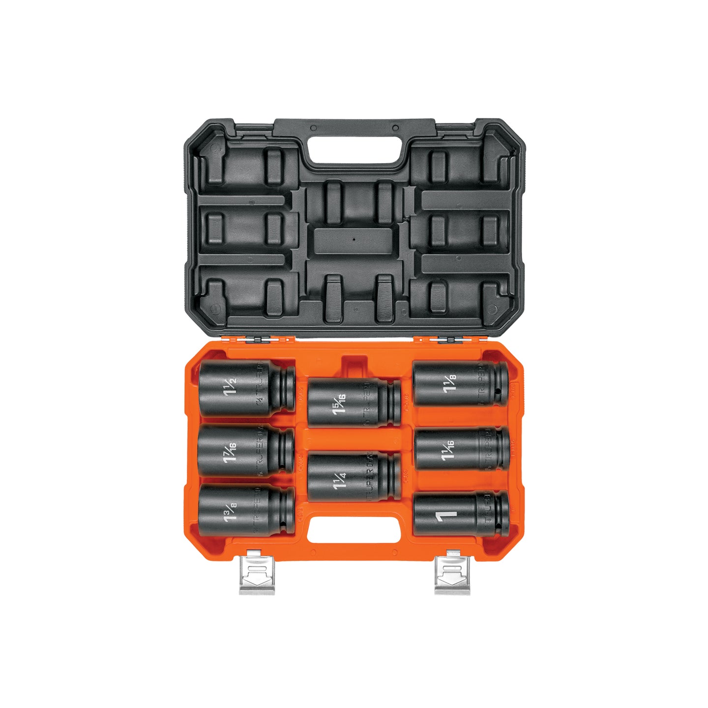 JDI-3/4X8HL Juego de 8 dados largos cuadro 3/4" de impacto 6 puntas std
