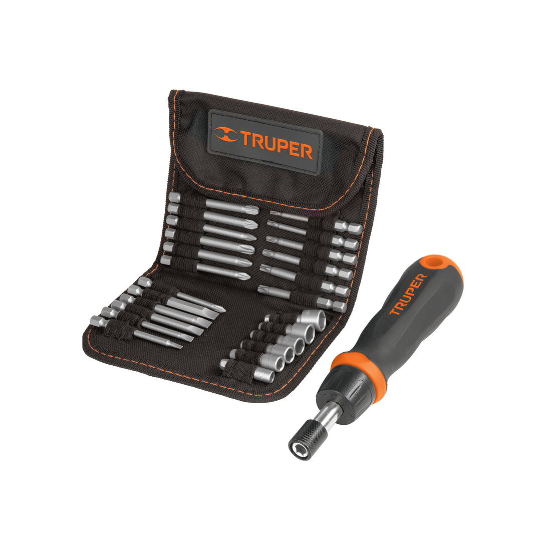 JDM-26 Desarmador tipo matraca con 18 puntas y 6 dados, Truper