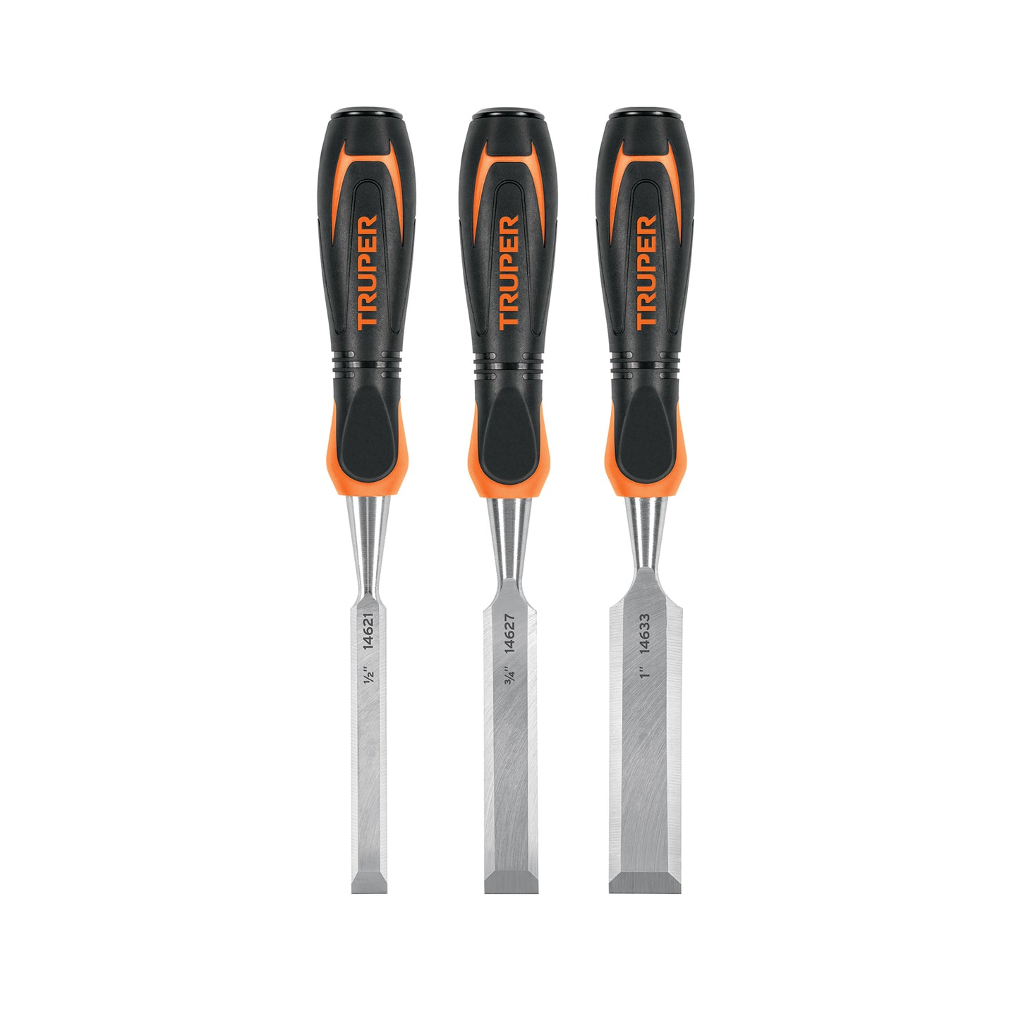 JFT-3 Juego de 3 formones mango Comfort Grip, Truper