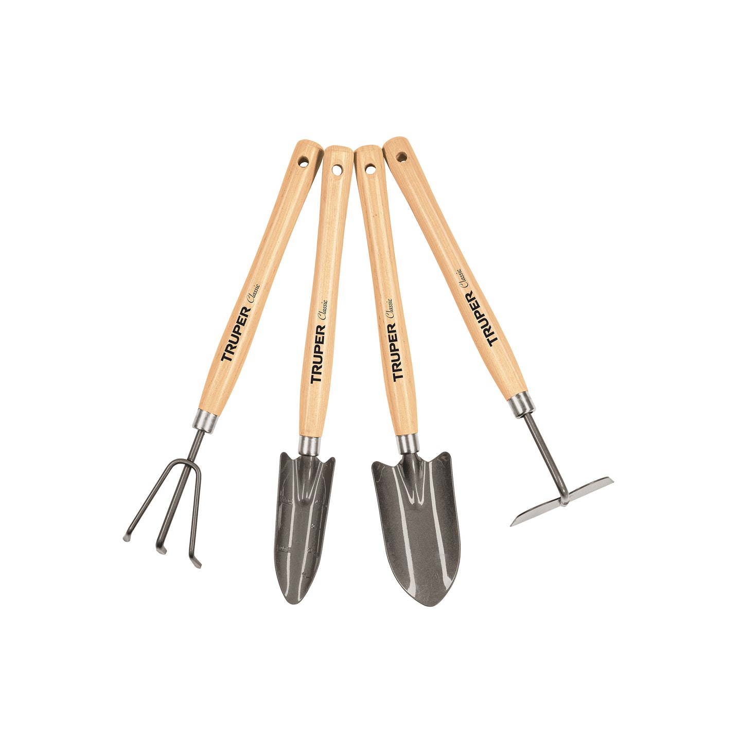 JJ-4L Juego de 4 herramientas para jardín, mango 12-1/4", TRUPER