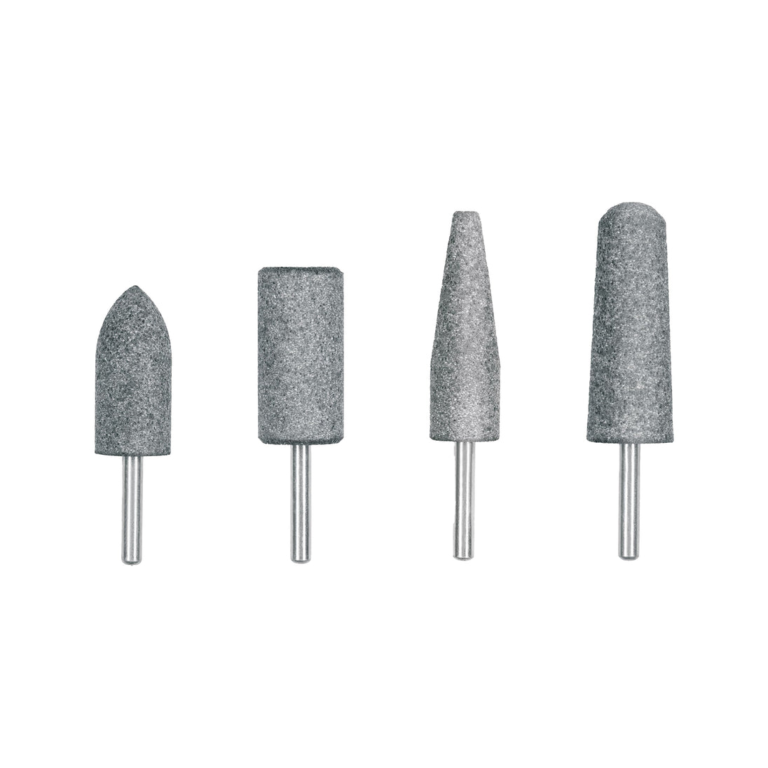 JPM-4I Juego de 4 piedras montadas zanco 1/4", acero inoxidable