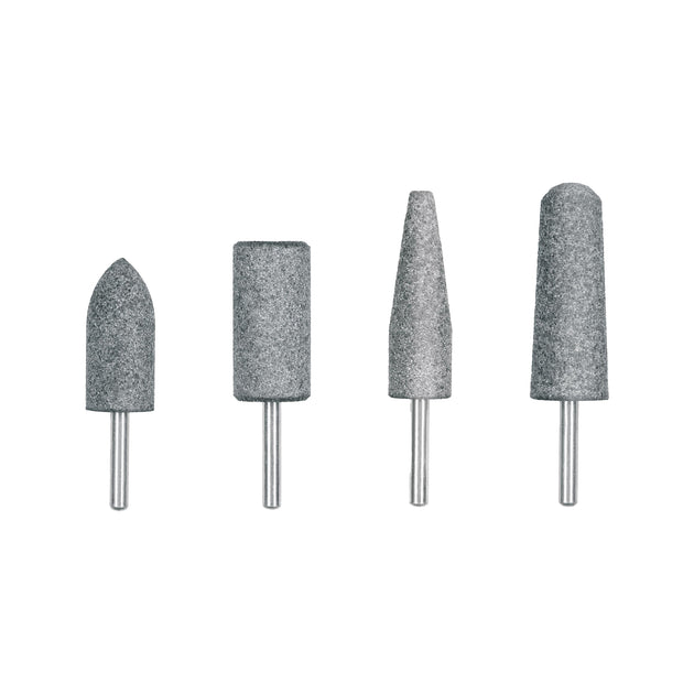 JPM-4I Juego de 4 piedras montadas zanco 1/4", acero inoxidable