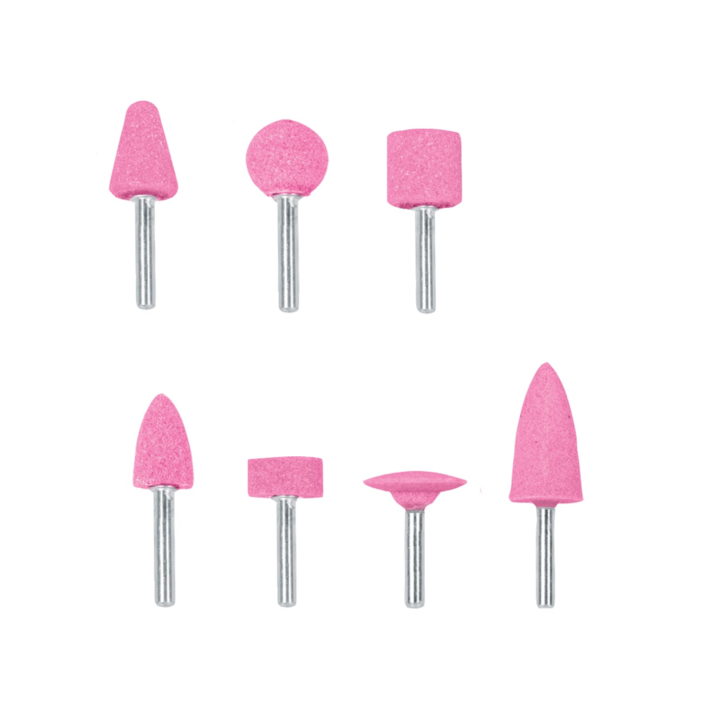 JPM-7 Juego de 7 piedras montadas zanco 1/4", uso general, Truper
