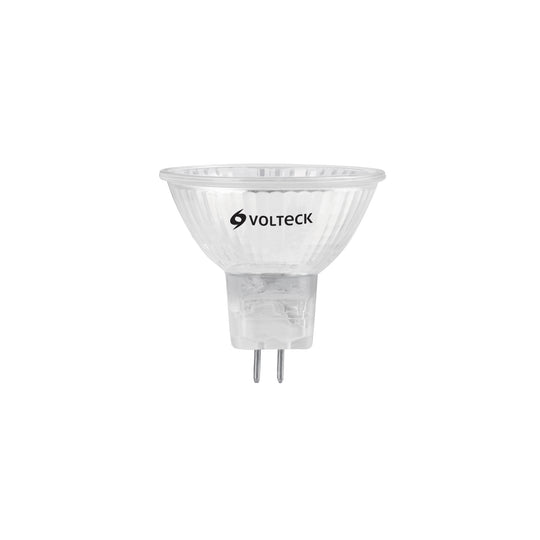 JR-50C Lámpara de halógeno transp. 50 W tipo MR16 en caja, Volteck