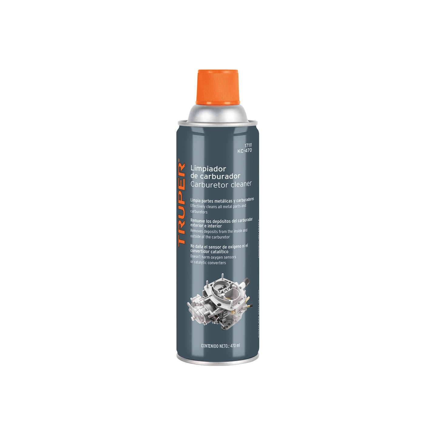 KC-470 Limpiador de carburador, 470ml (16oz), Truper