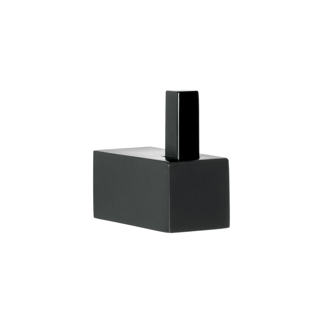 KUA-73M Gancho sencillo para toallas, negro, FOSET KUBO