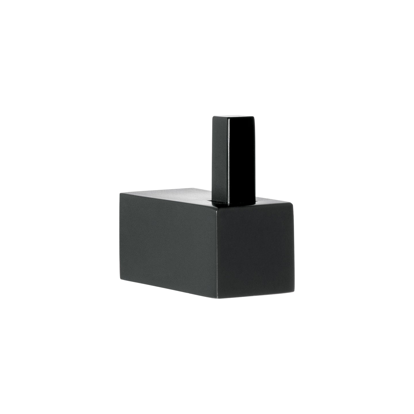 KUA-73M Gancho sencillo para toallas, negro, FOSET KUBO