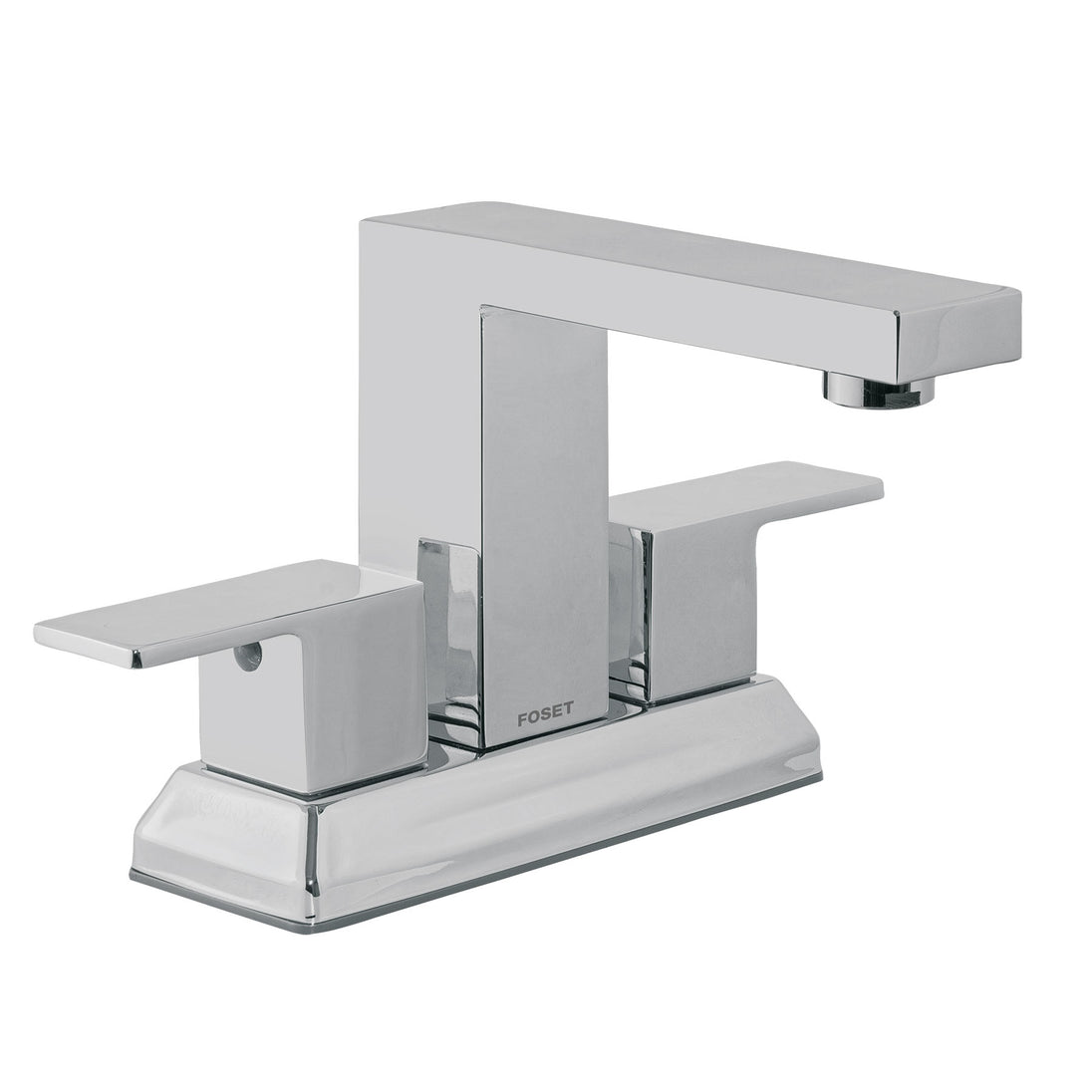 KUM-43 Mezcladora para lavabo 4", cromo, FOSET KUBO