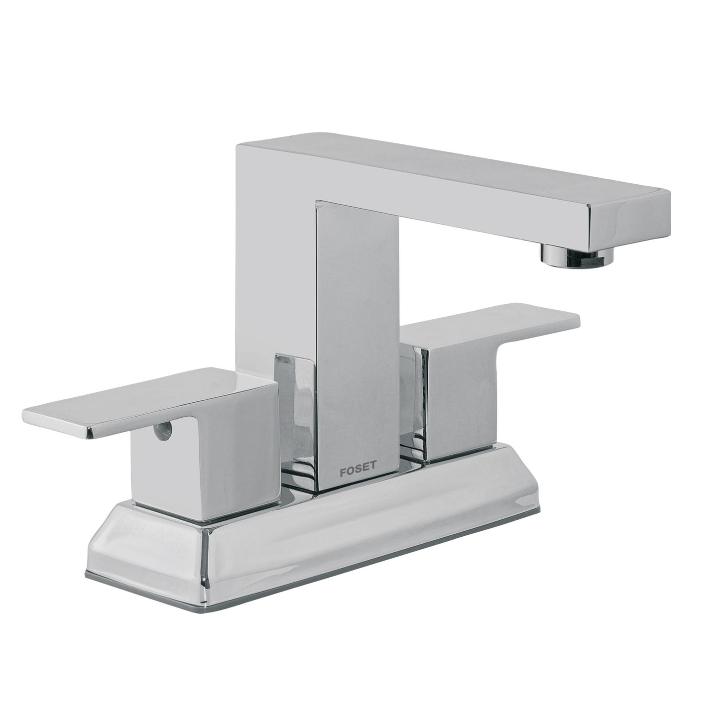 KUM-43 Mezcladora para lavabo 4", cromo, FOSET KUBO