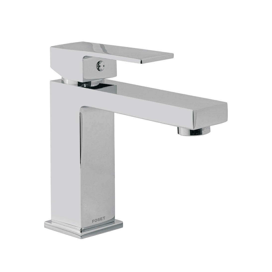 KUM-45 Monomando corto para lavabo, cromo, FOSET KUBO