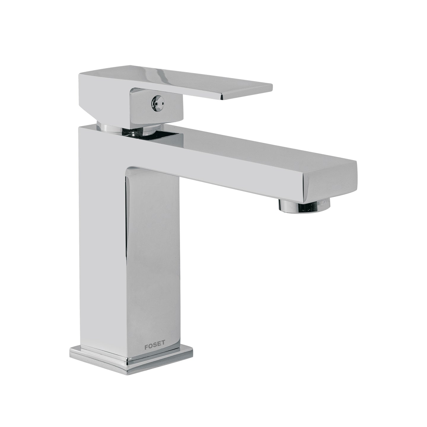 KUM-45 Monomando corto para lavabo, cromo, FOSET KUBO