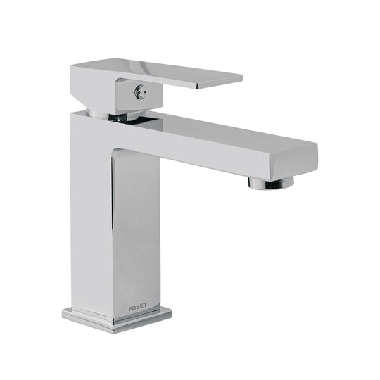KUM-45 Monomando corto para lavabo, cromo, FOSET KUBO