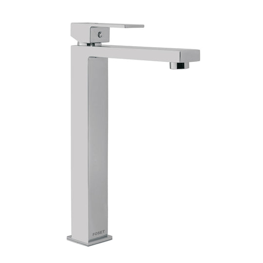 KUM-46 Monomando alto para lavabo, cromo, FOSET KUBO