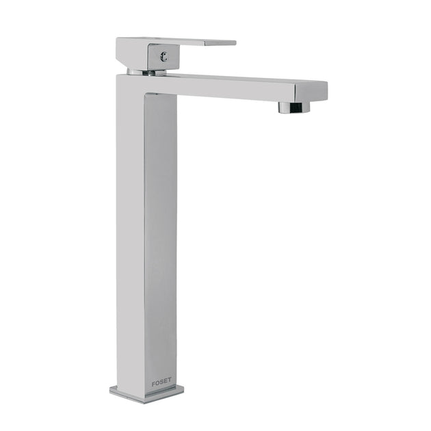 KUM-46 Monomando alto para lavabo, cromo, FOSET KUBO