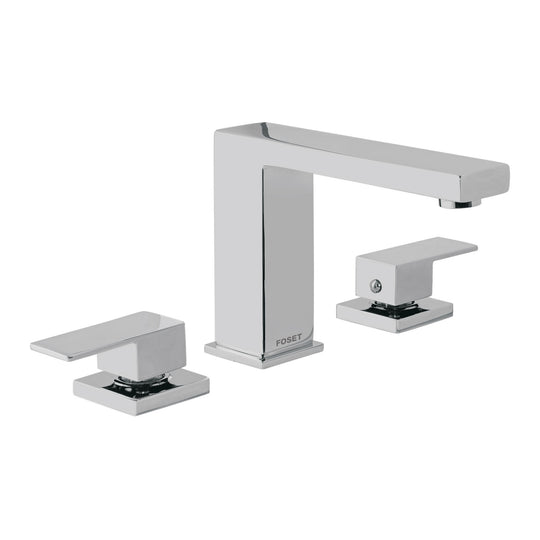 KUM-91 Mezcladora para lavabo taladros separados, cromo, FOSET KUBO