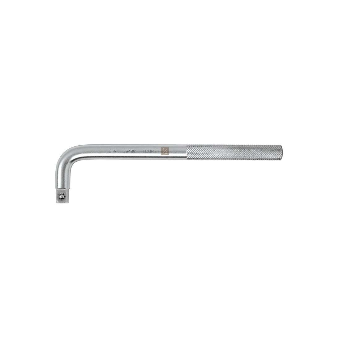 L-5486 Mango cuadro 1/2" en "L", largo 9", Truper