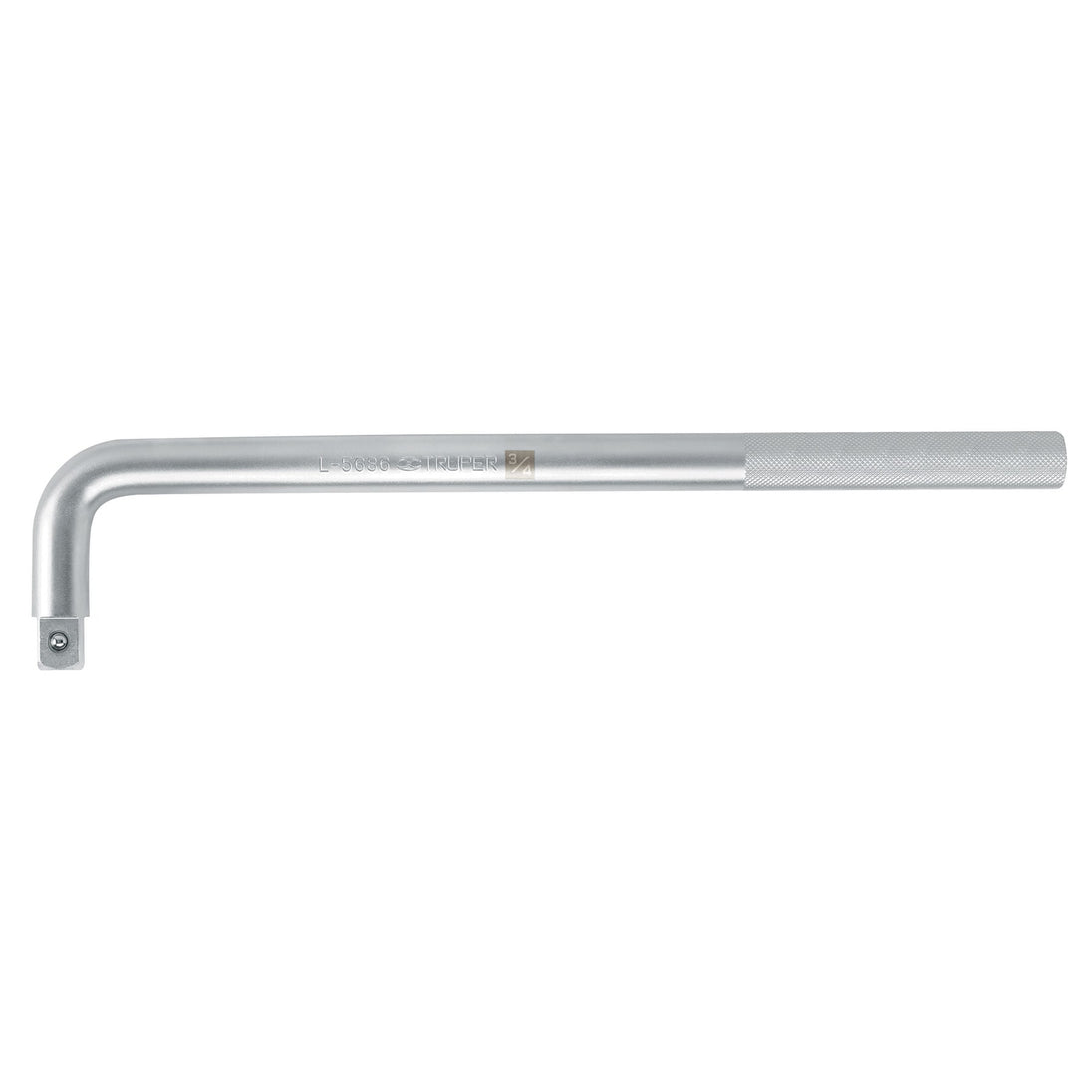 L-5686 Mango cuadro 3/4" en "L", largo 18", Truper