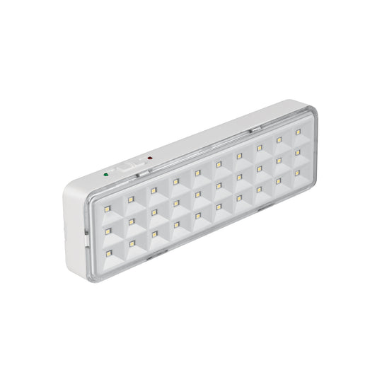 LAE-30 Lámpara de emergencia de 30 Leds, 220 lm recargable, VOLTECK