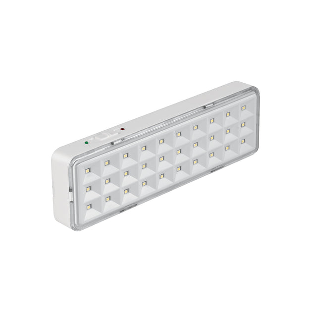 LAE-30 Lámpara de emergencia de 30 Leds, 220 lm recargable, VOLTECK