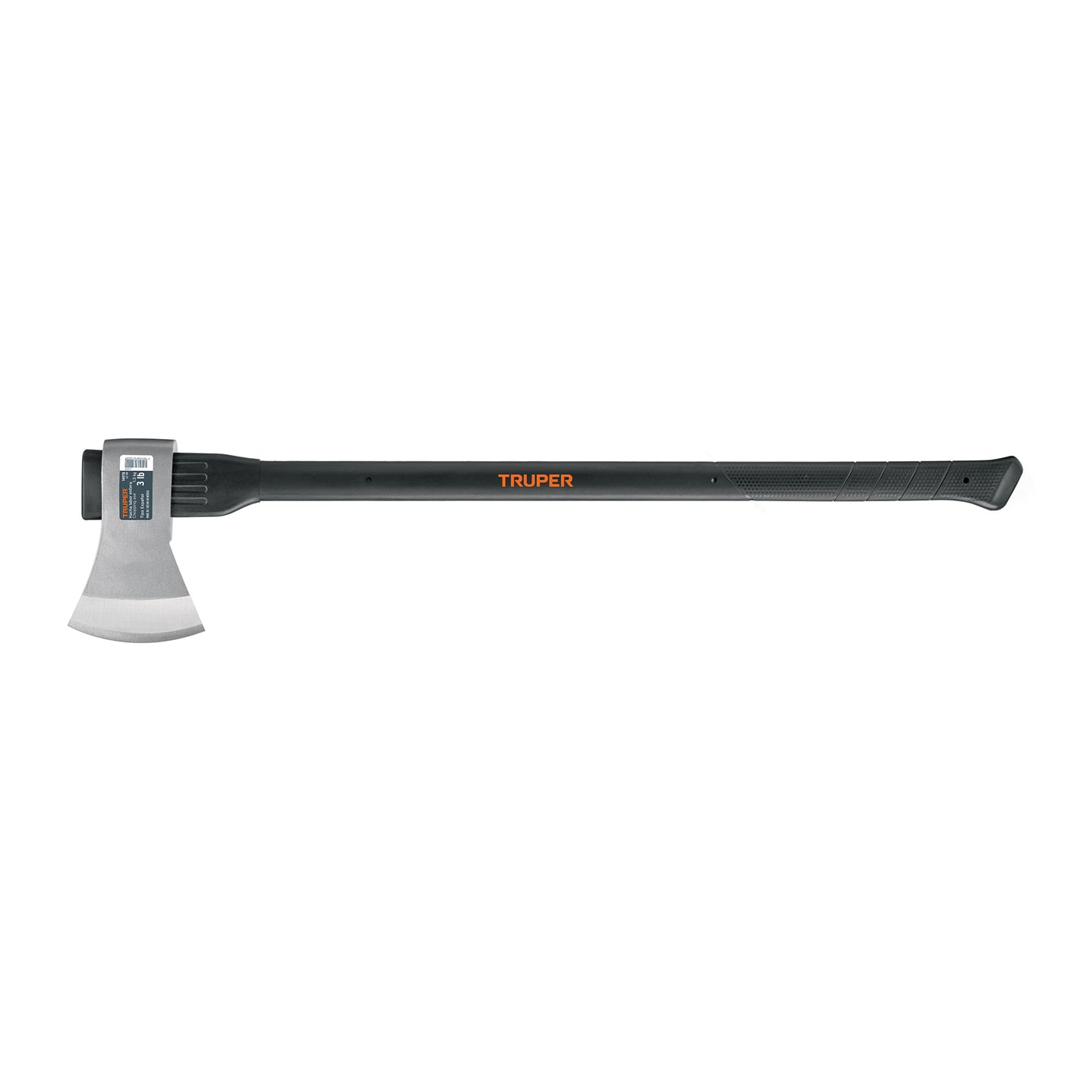 LE-3M Hacha labor entera 3 lb, mango de fibra de vidrio 36",TRUPER