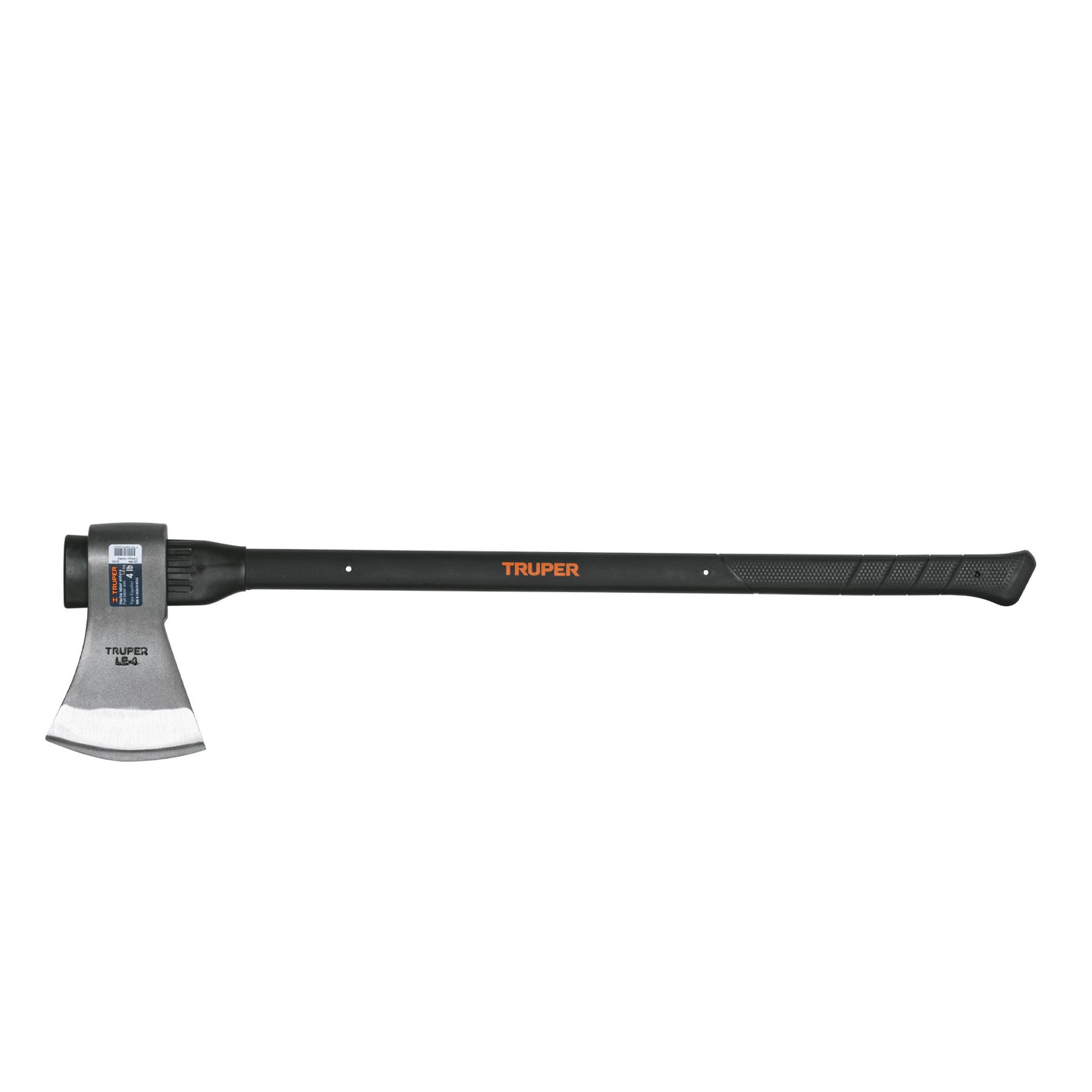 LE-4M Hacha labor entera 4 lb, mango de fibra de vidrio 36",TRUPER