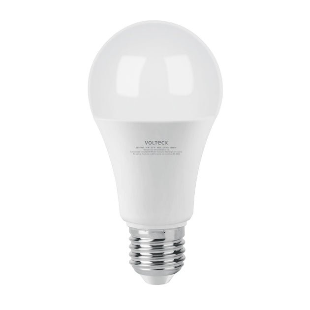 LED-100C Foco LED 14W (100W) A19, 3000K blanca cálida, 1500 lm, caja