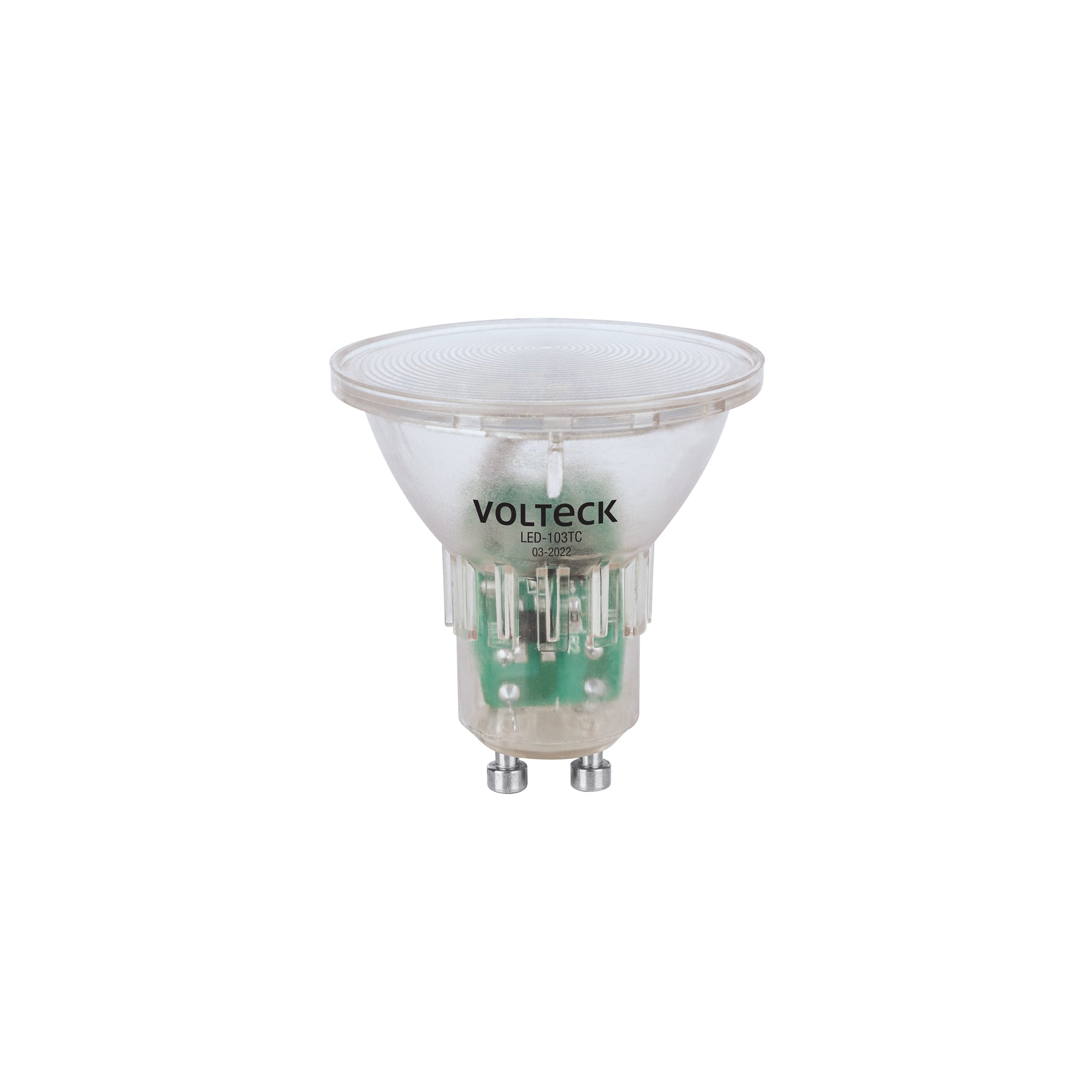 LED-103TC Lámpara trans. de LED 3 W MR16 base GU10 luz cálida, blíster