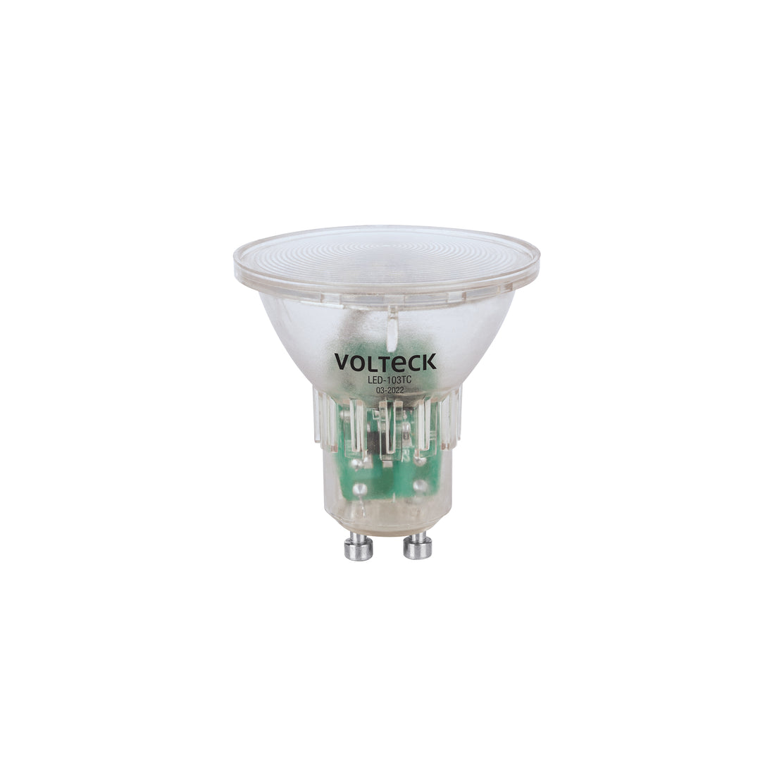 LED-103TC Lámpara trans. de LED 3 W MR16 base GU10 luz cálida, blíster