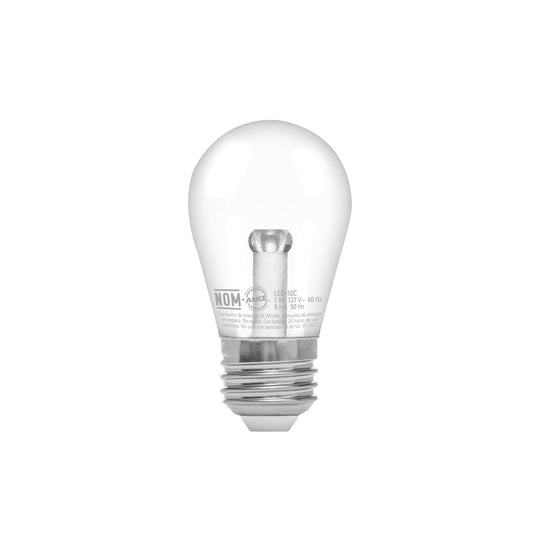 LED-10C Foco LED 1 W sin filamento, S14, 2200K ambar, E26, VOLTECK