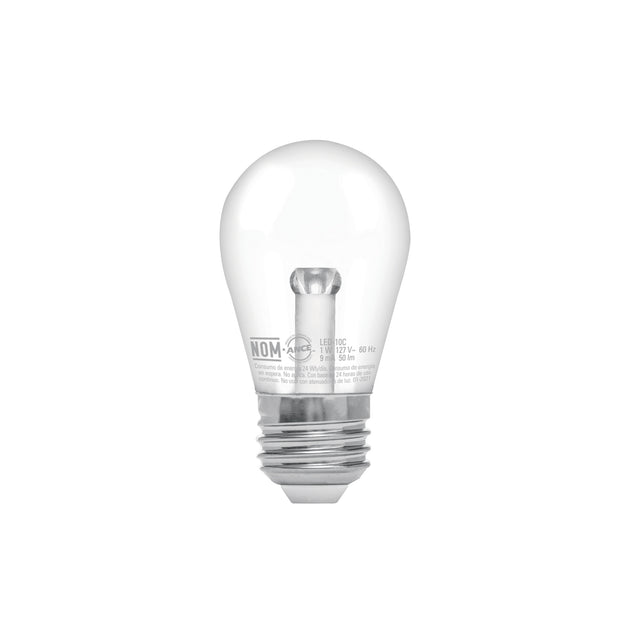 LED-10C Foco LED 1 W sin filamento, S14, 2200K ambar, E26, VOLTECK