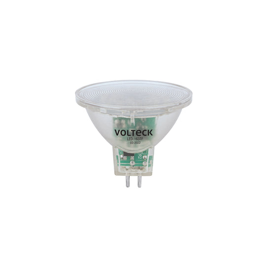 LED-163TF Lámpara trans. de LED 3W MR16 base GU5.3 luz de día, blíster