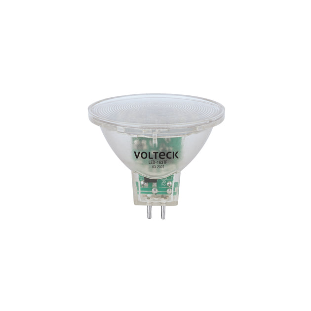 LED-163TF Lámpara trans. de LED 3W MR16 base GU5.3 luz de día, blíster