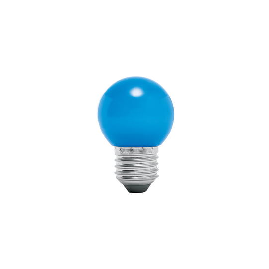LED-1AZ Foco LED 1 W, tipo globo G45, color azul, E26, VOLTECK