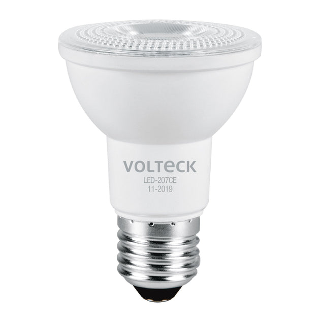 LED-207CE Foco LED 6 W tipo PAR20, 3000K blanca cálida, VOLTECK