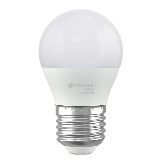 LED-30GCB Foco LED 3W (25W) G45, 3000K blanca cálida, 270 lm, BASIC